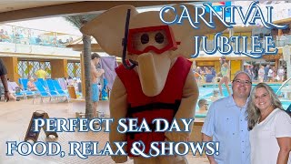 Sea Day on Carnival Cruise: Serenity Deck, Chi-Bang Lunch, Elegant Night, Shows & Big Wins!