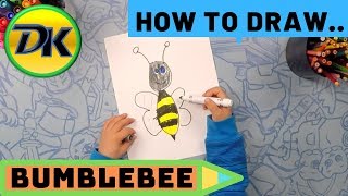 How to Draw a Cute Bumble Bee