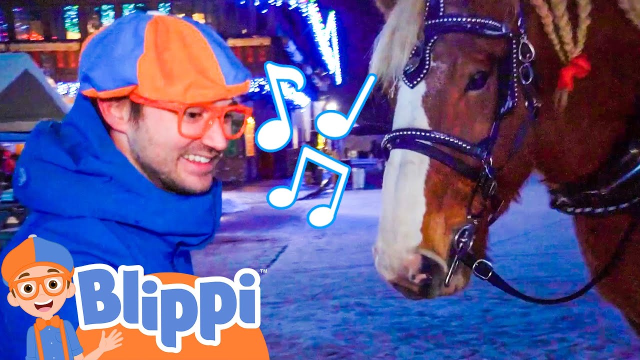Horsey Horsey | BLIPPI | Educational Songs For Kids