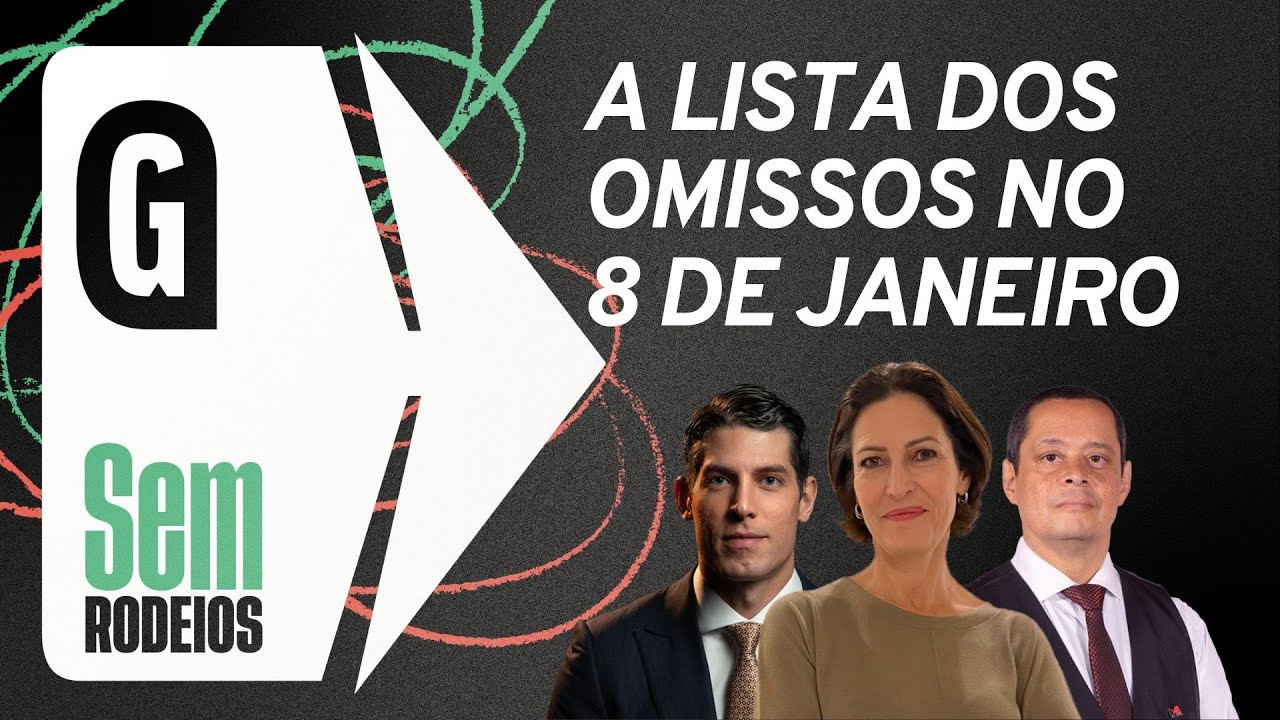 Flávio Dino e Lula na lista de omissos do 8/1