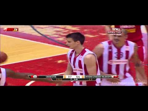 Cedevita - Crvena zvezda Telekom | Dangubić NBA [Plejof ABA lige, 30.04.2015]