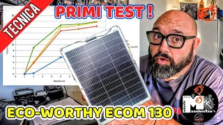 RECENSIONE TEST Eco-Worthy ECOM 130 Pannello Solare Flessibile COMPARAZIONE