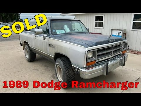 1989 Dodge Ramcharger (CC-1661718) for sale in Brookings, South Dakota