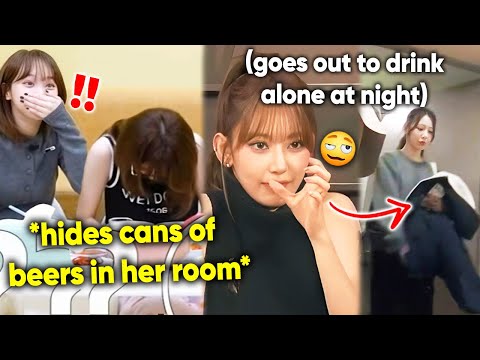 Sakura admits she used to hide alcohol in their dorm, goes out to drink alone at night (IZ*ONE days)