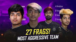 Jonathan, Clutchgod, Zgod, Neyo Most aggressive Indian Team with 27 Frags 🔥~ Scrims Highlights #VE