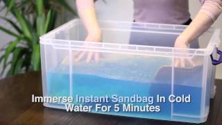 Instant Flood Sandbags