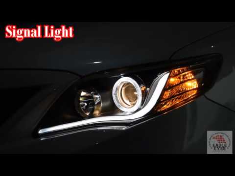 Eagle Eyes Toyota Altis Audi Concept Projector Headlight (2011-2013) HD