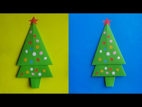 Оригами Новогодняя Елка своими руками // DIY origami Christmas tree