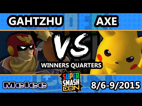 SSC - Tempo | Axe (Pikachu) Vs. Gahtzu (Captain Falcon) SSBM Winners Quarters - Smash Melee