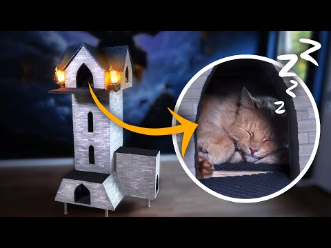 DIY Cat Tree Castle (Catstel!)