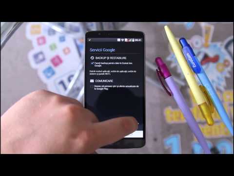 LG G3 Configurare Cont Google
