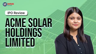 ACME Solar Holdings Limited IPO Review | IPO Issue details | Key Highlights