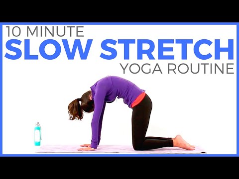 10 minute Simple Slow Stretch Yoga Routine | Sarah Beth Yoga Video