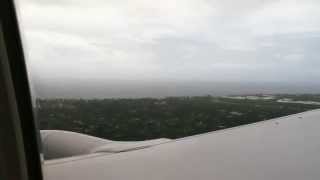 preview picture of video 'Landing at Santo Domingo's international airport from Newark FULL HD'