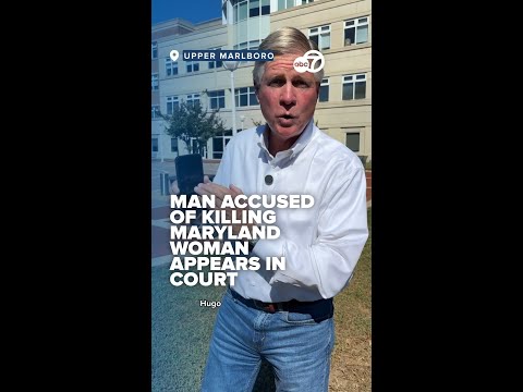 A man who is accused of killing a Maryland woman is set to appear in court