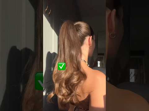 Try this volume ponytail # #hair #hairtutorial #easyhairstyle #shorts