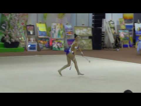 Alina Adilkhanova  KAZ clubs all around Baltic Hoop 2018