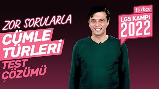 ❓ KAÇ DOĞRUN VAR? Cümle Türleri Soru Çözümü (Zor Sorular) 8. Sınıf Türkçe LGS 2022 Kampı #10