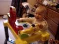 Oscar Playing On My Elmo Tool Table