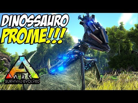 DOMAMOS nosso primeiro DINOSSAURO PROME!!! - ft BaconsExtreme - ARK PROMETHHEUS V5 #04