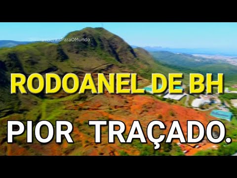 RODOANEL DE BH PIOR TRAÇADO PASSANDO BAIRRO OLHOS ´D'ÁGUA  MINAS GERAIS BRASIL.