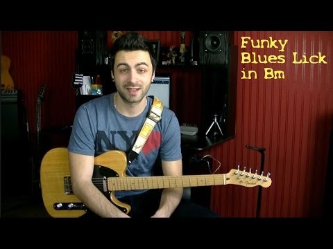 Funky Blues Lick in Bm