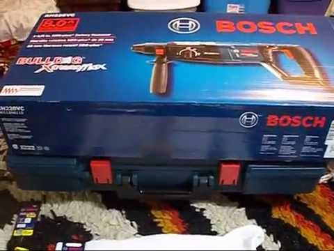 Bosch Bulldog Xtreme Max Rotary Hammer Unboxing Video