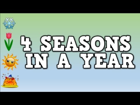 4 Seasons in a Year(song for kids about the four seasons in a year) Video