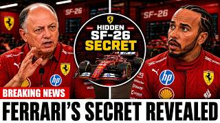 VASSEUR SPEAKS OUT! The SF-26 Secret That Could Save Ferrari's Championship!