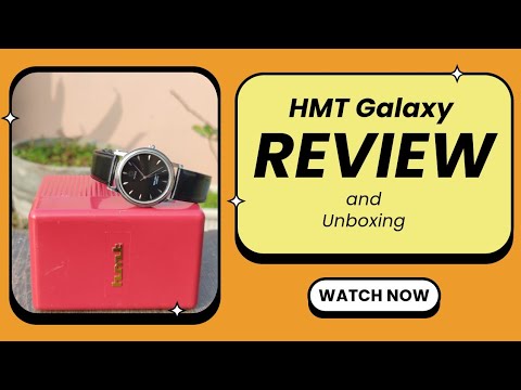 Unboxing HMT Galaxy GS1G02LS Black dial Quartz watch | #hmt #hmtgalaxy #hmtwatches #quartz