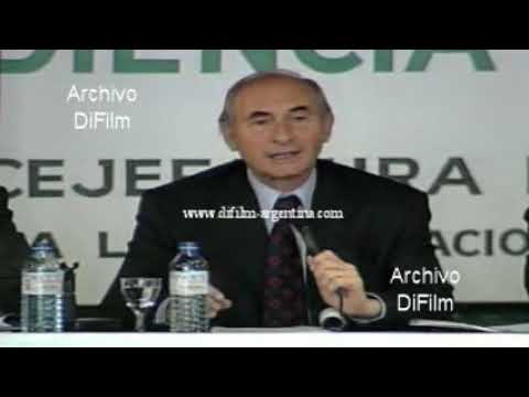 Fernando de la Rua marcha de las obras de la Linea H de subterraneo 1999