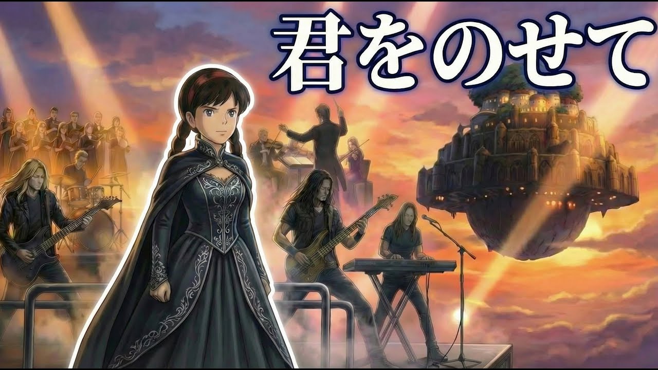 もしも『君をのせて』がシンフォニックメタルだったら②(Reprise Metal ver.)/ 井上あずみ - Lucita Toelle Ur Laputa style | Dreamy J-POP