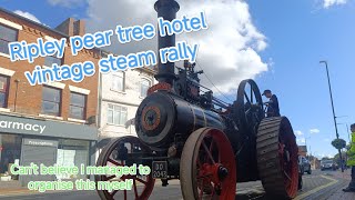 Vintage steam event at the pear tree Ripley Derbyshire