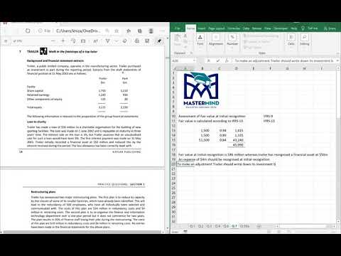 Khizar Hussain | Financial Instruments | IFRS-9 | SBR | ACCA CBE practice platform | Mastermind
