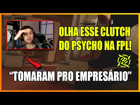 RAZAH REAGINDO AO CLUTCH INSANO DO PSYCHO NA FPL! - R6 CLIPS