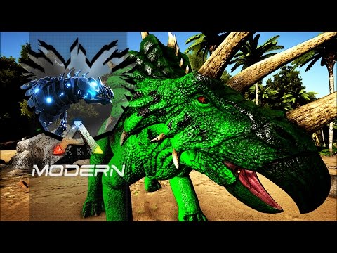 ARK Mods Ragnarok T3EP07 - In an attempt to tame a Rex, we tamed a Trike!