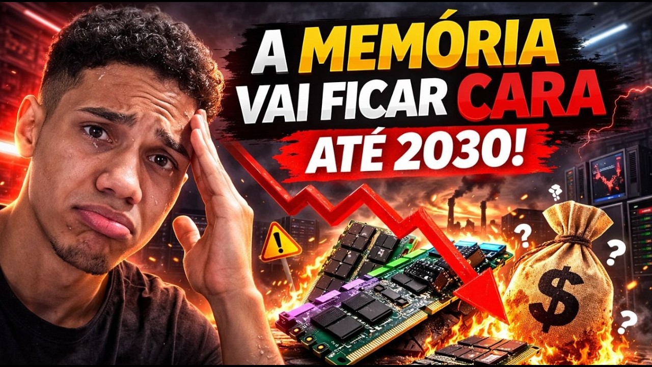 CRISE ATÉ 2030?! A MEMÓRIA VAI FICAR CARA POR ANOS (E PIOR DO QUE VOCÊ IMAGINA)