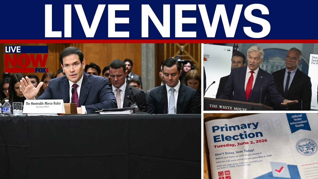 LIVE: California Primary, Rubio testifies before Senate, White House briefing with Dr. Oz & more