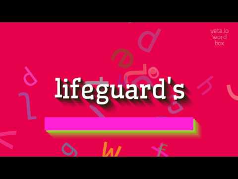 How to say "lifeguard's"! (High Quality Voices)