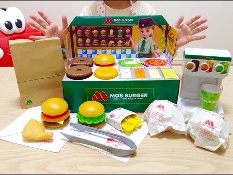 リカちゃん モスバーガー屋さん メルちゃんにお届け / Licca-chan Doll Burger Shop Toy