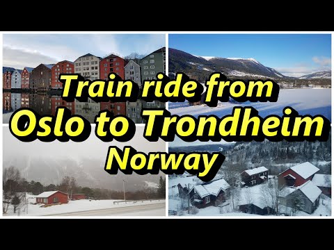 Train ride from Oslo to Trondheim, Norway 🇳🇴