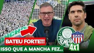 BATEU FORTE!🔥 Velloso sobre PROTESTO da Mancha Verde com Abel Ferreira! Palmeiras 4x1 Junior!