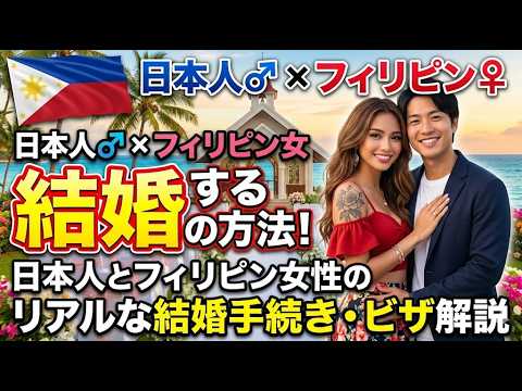 【国際結婚の手続き方法】フィリピンパブ嬢と結婚する際の手続きとは…？ YouTubeサムネイル