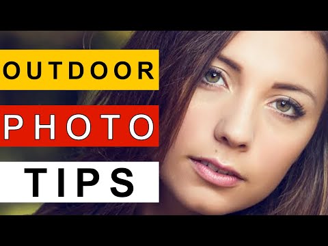portrait photography tutorial with natural light on a sunny day