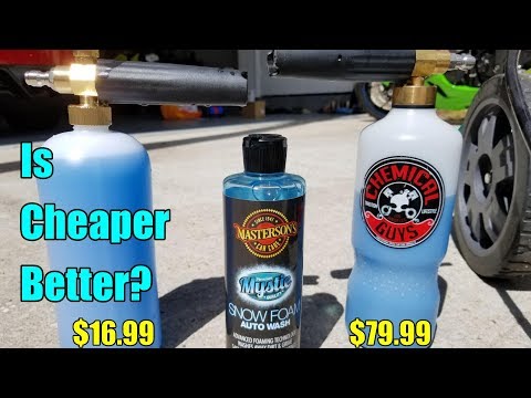 Chemical Guys Torq Foam Cannon VS Amazon Foam Cannon Comparison!