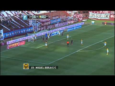 Gol de Borja e/c. Lanús 1 - Olimpo 0. Fecha 5. Torneo primera División 2014. FPT.
