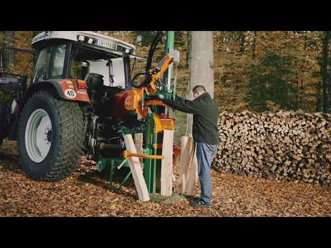 Holzspalter für Zapfwelle "HydroCombi" mit Seilwinde | POSCH Leibnitz