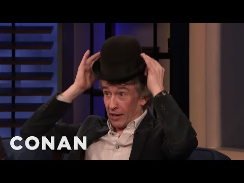 Steve Coogan Does Stan Laurel's Iconic Hat Trick | CONAN on TBS