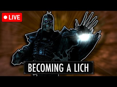 🔴 SKYRIM BUT I BECOME A LICH | UNDEATH MOD🔴