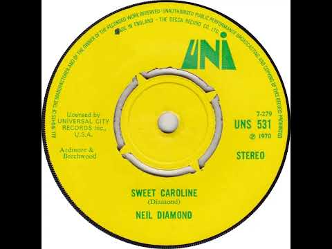 UK New Entry 1971 (33) Neil Diamond - Sweet Caroline
